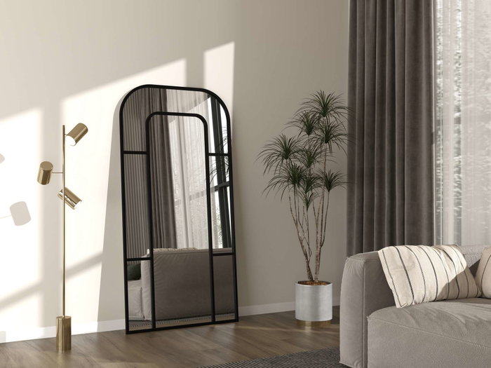 Hanah Home Espejo Cheval Negro